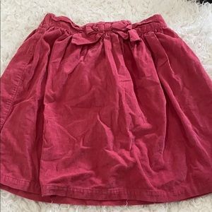 Hanna Anderson cord fuchsia  skirt